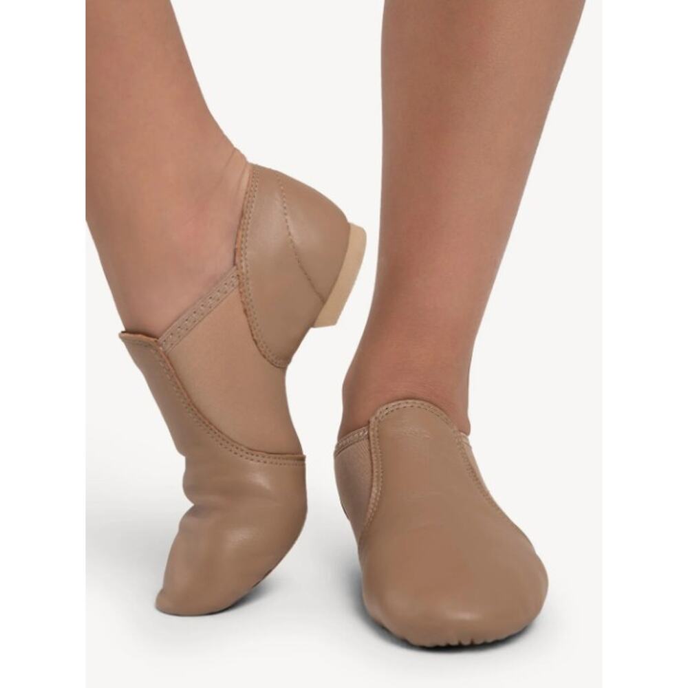 NWT Capezio E-Series Jazz Slip On dance shoes girls child sz 12.5